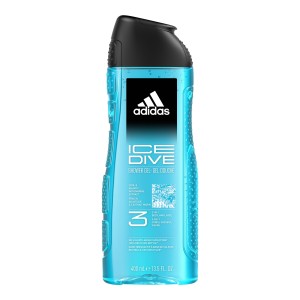 adidas Ice Dive żel pod prysznic 3 w 1 dla mężczyzn, 400 ml